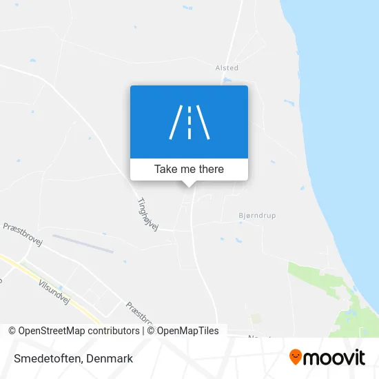 Smedetoften map