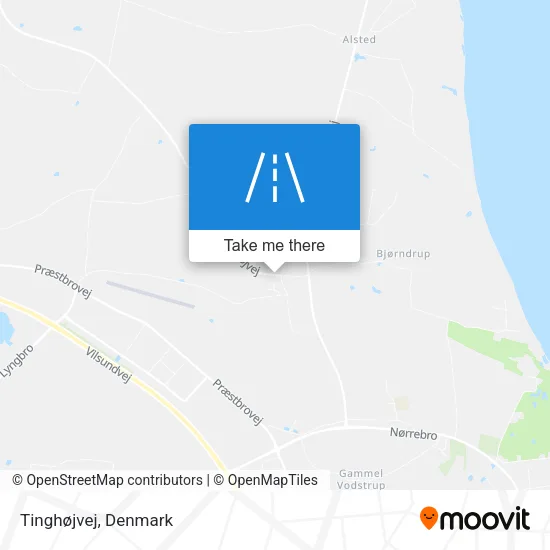 Tinghøjvej map
