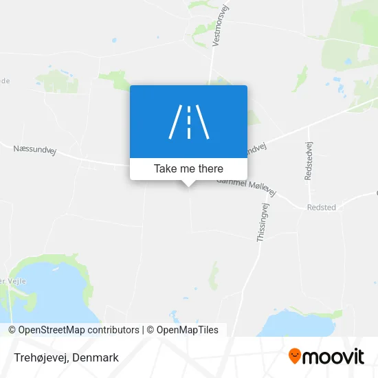Trehøjevej map