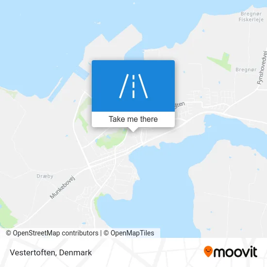 Vestertoften map