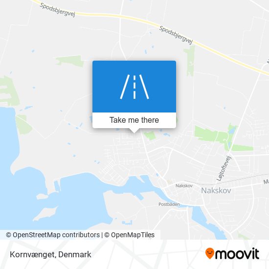 Kornvænget map