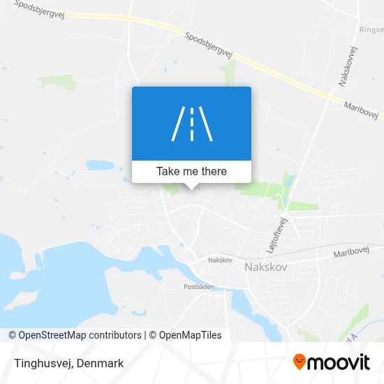 Tinghusvej map