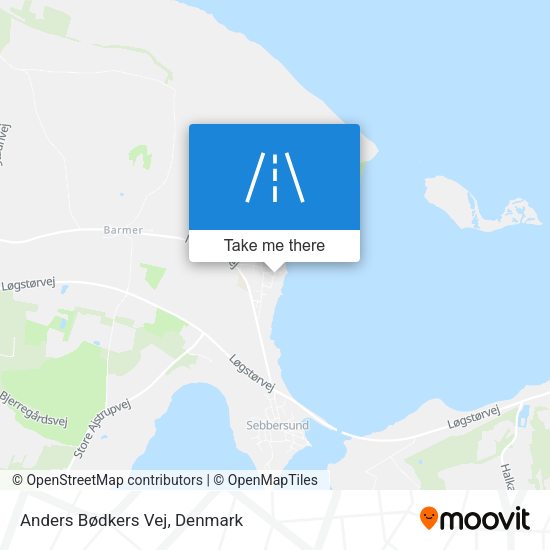 Anders Bødkers Vej map