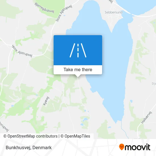 Bunkhusvej map