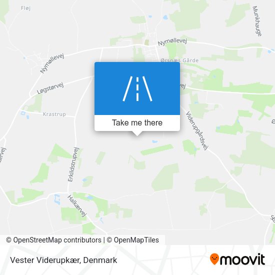 Vester Viderupkær map