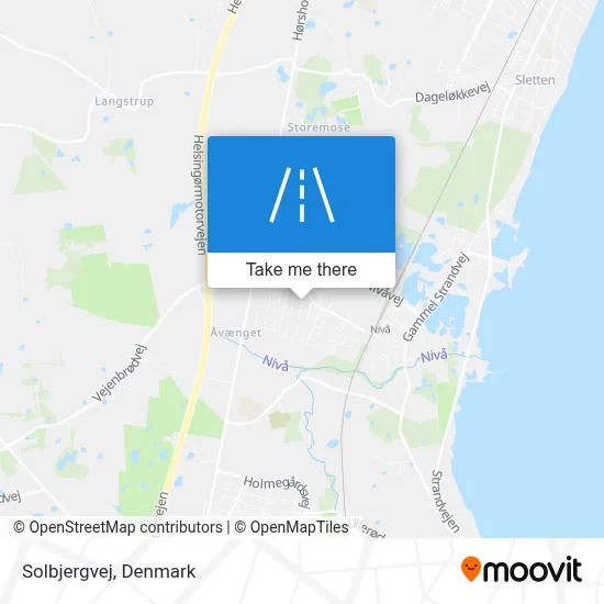 Solbjergvej map