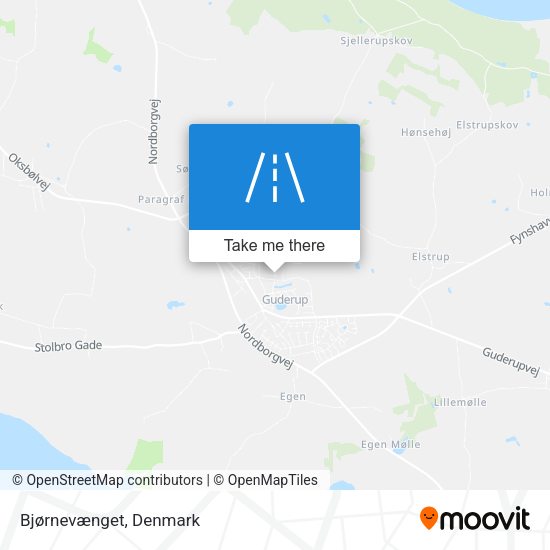 Bjørnevænget map