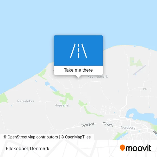 Ellekobbel map