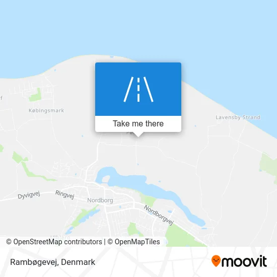 Rambøgevej map