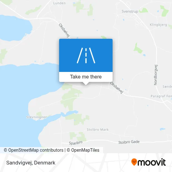 Sandvigvej map