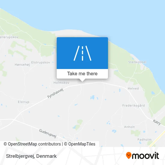 Strelbjergvej map
