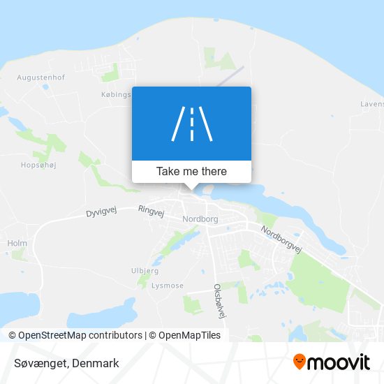 Søvænget map