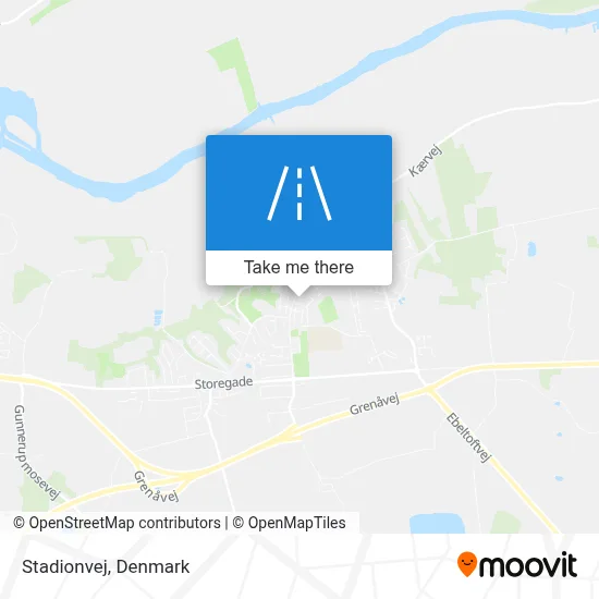 Stadionvej map