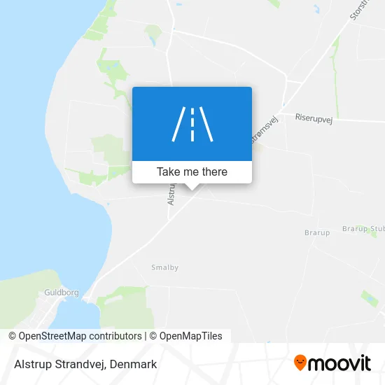 Alstrup Strandvej map