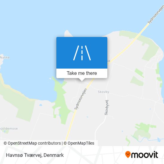 Havnsø Tværvej map