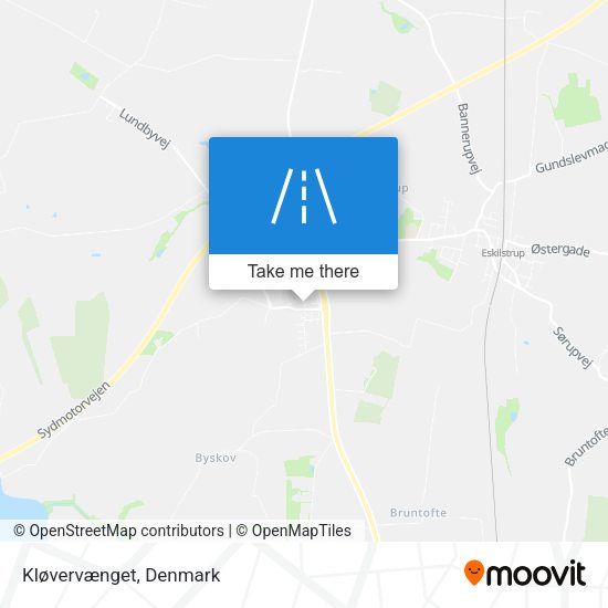 Kløvervænget map