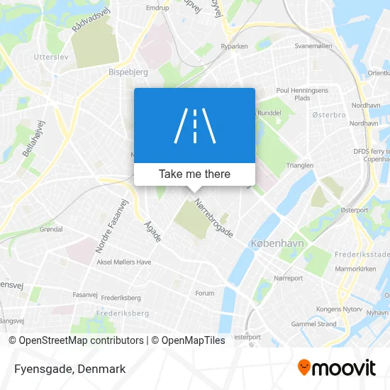 Fyensgade map
