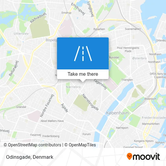 Odinsgade map