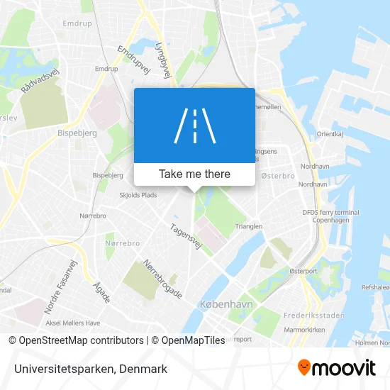 Universitetsparken map