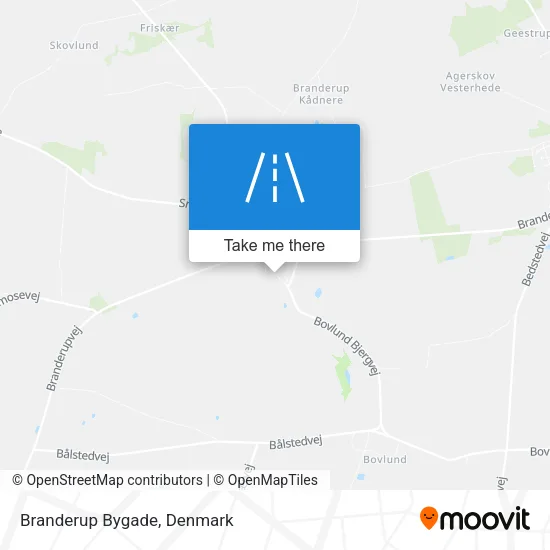 Branderup Bygade map