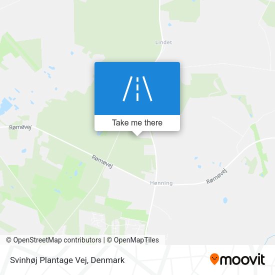 Svinhøj Plantage Vej map