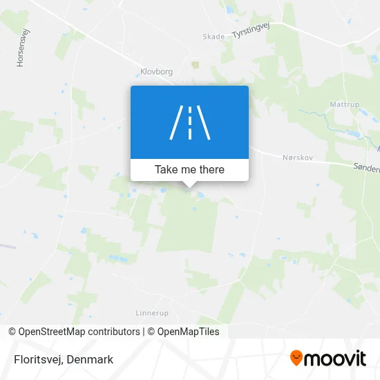 Floritsvej map