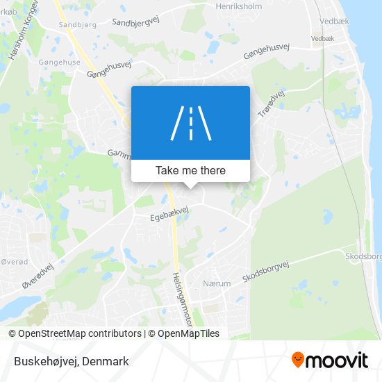 Buskehøjvej map