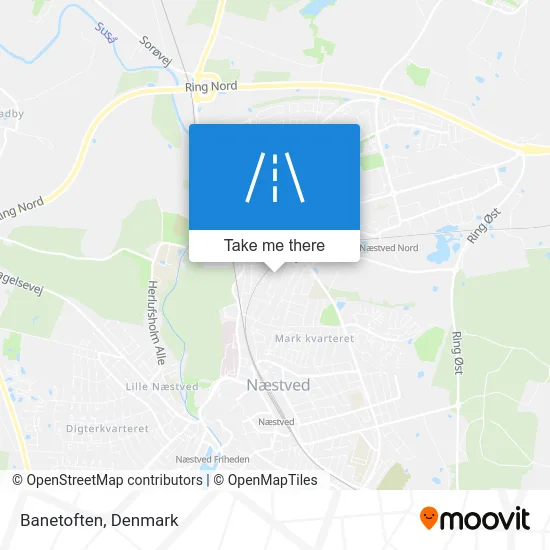 Banetoften map