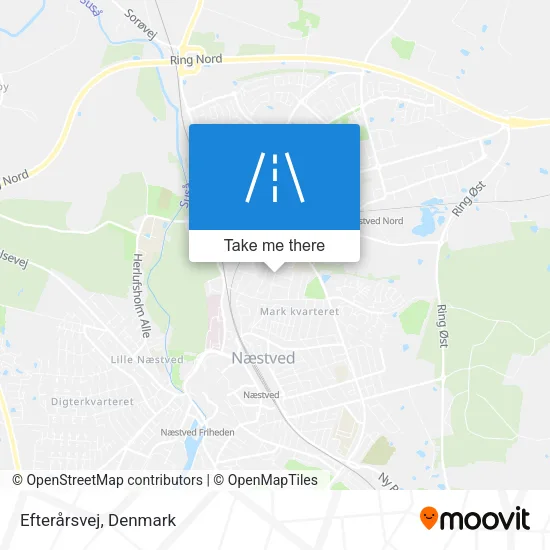 Efterårsvej map