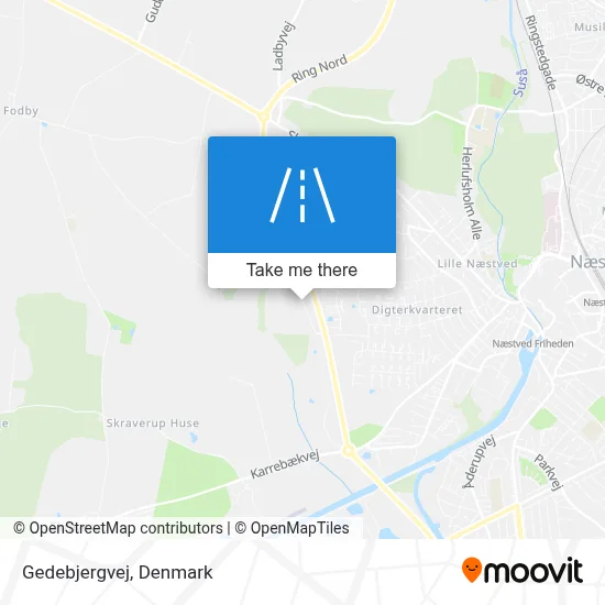 Gedebjergvej map
