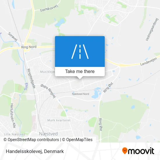 Handelsskolevej map
