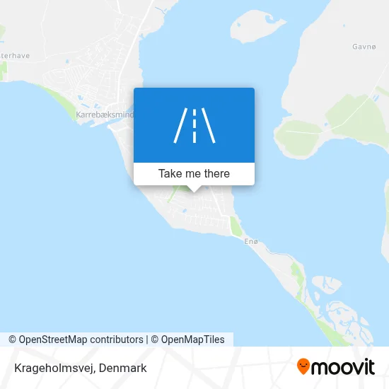 Krageholmsvej map