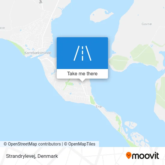 Strandrylevej map