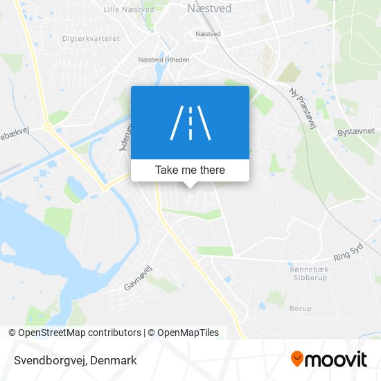Svendborgvej map