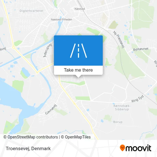 Troensevej map