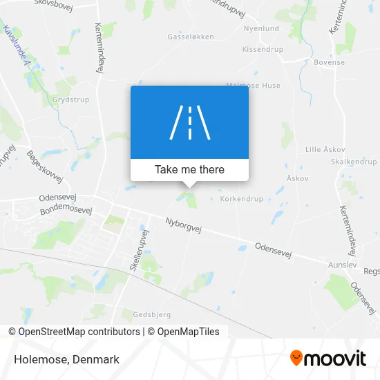 Holemose map
