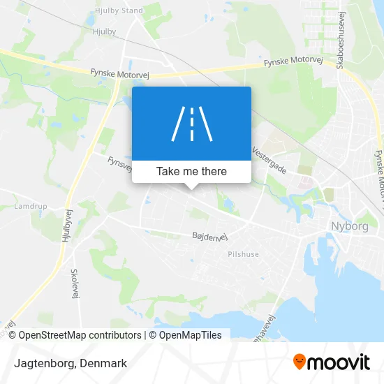 Jagtenborg map