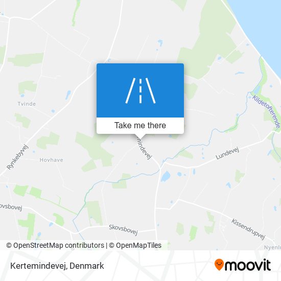 Kertemindevej map