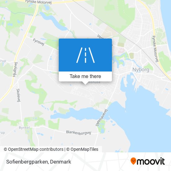 Sofienbergparken map