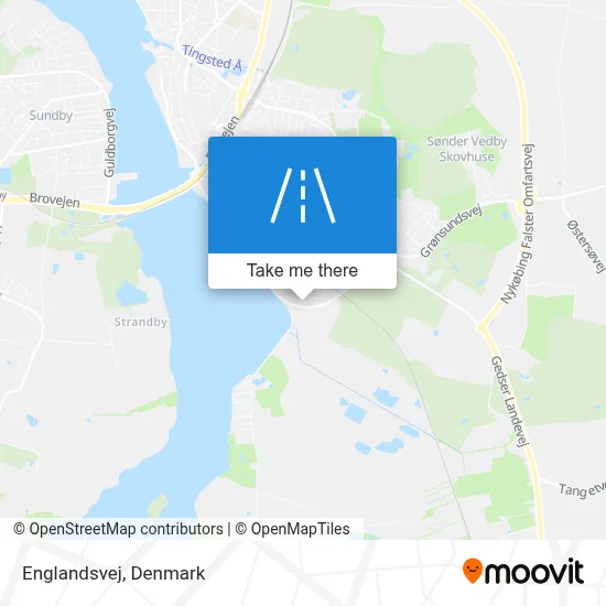 Englandsvej map