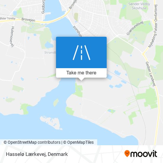 Hasselø Lærkevej map