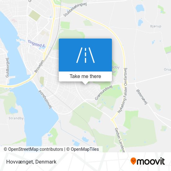 Hovvænget map