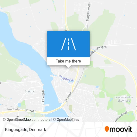 Kingosgade map