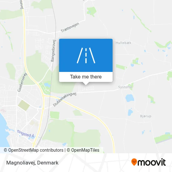 Magnoliavej map