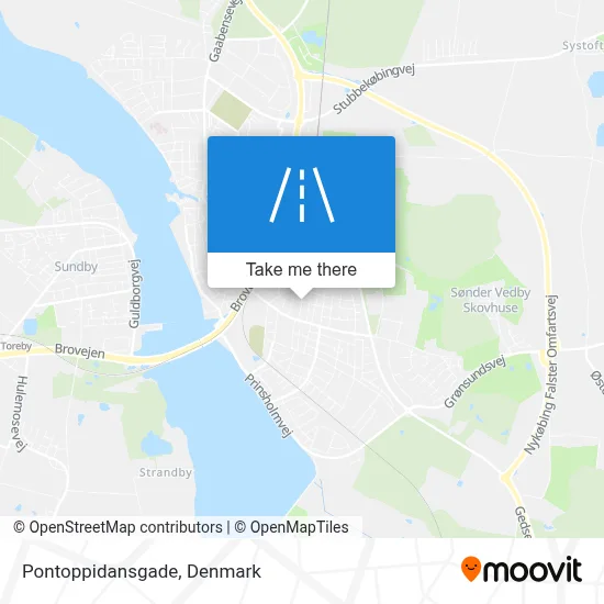 Pontoppidansgade map