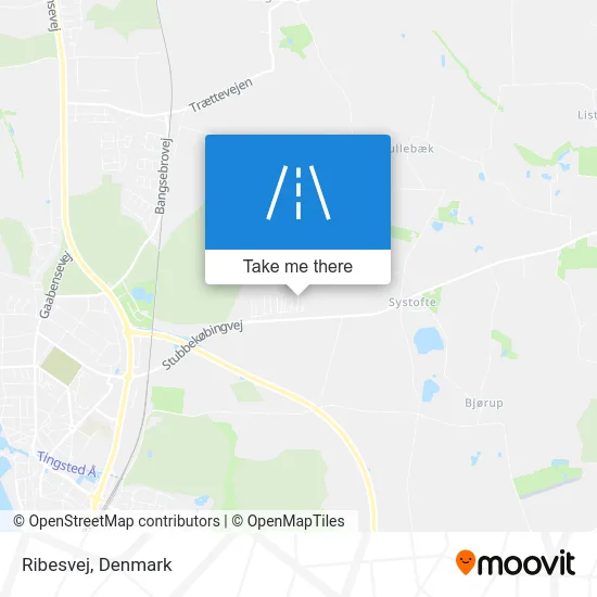 Ribesvej map