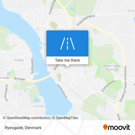 Ryesgade map