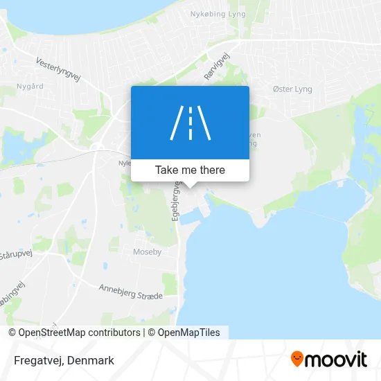 Fregatvej map