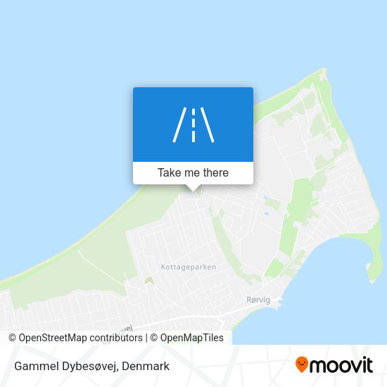 Gammel Dybesøvej map