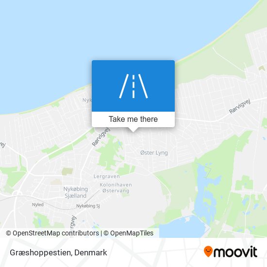 Græshoppestien map